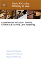 Mobile Screenshot of davidcrosbylawoffice.com
